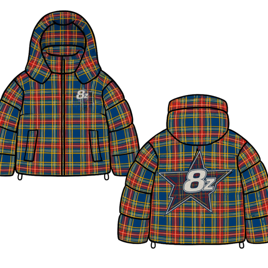 Plaid Streetware coat preorder(WNTR 25 collection)