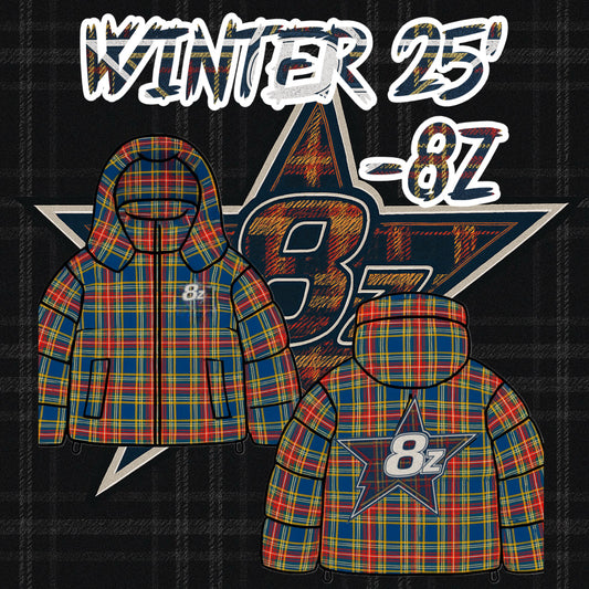 Plaid Streetware coat preorder(WNTR 25 collection)